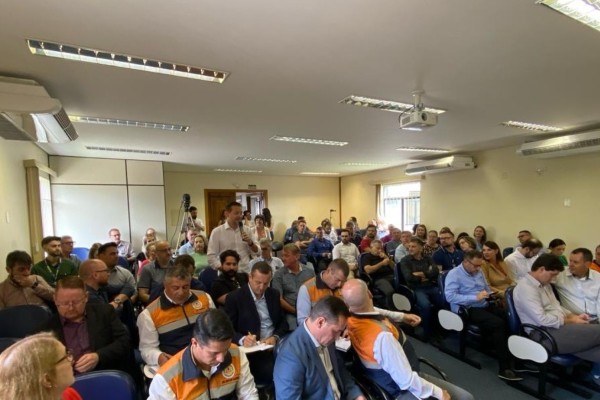 Prefeitura de Encantado participa de reunião no MP de Lajeado para discutir enchentes de 2023