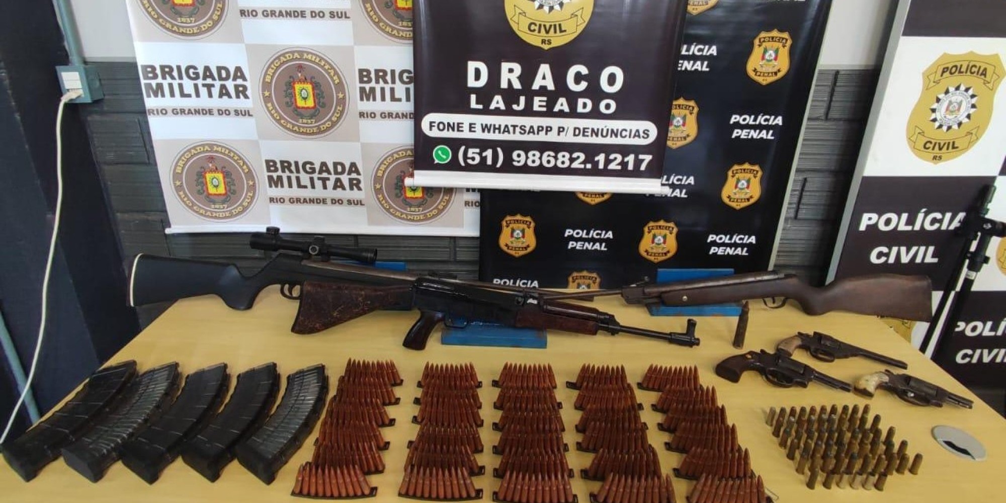 BM e Polícias Civil e Penal prendem homem e apreendem arsenal