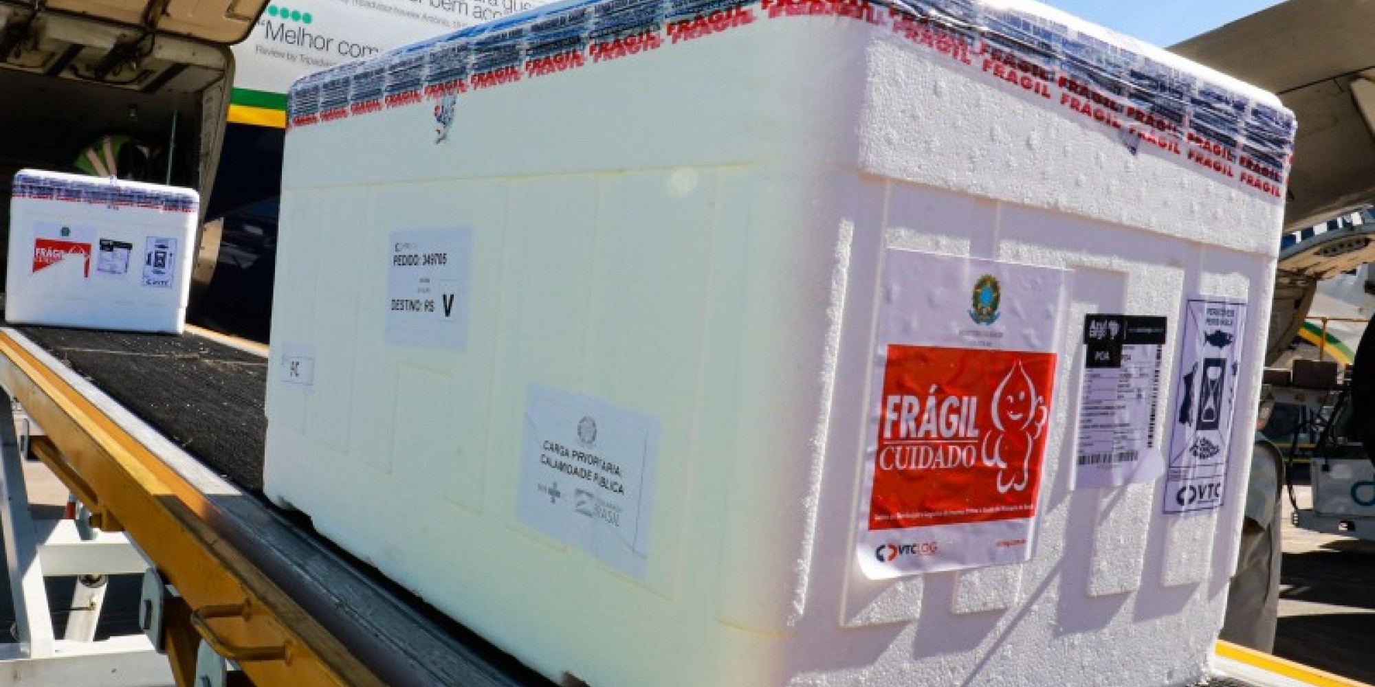  Com a nova remessa, plano da Secretaria da Saúde é avançar na vacinação de idosos