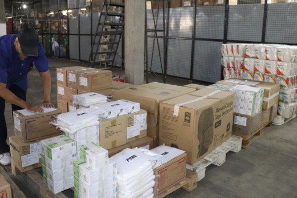 Ministério da Saúde enviou para o Estado 80 mil kits de proteção individual