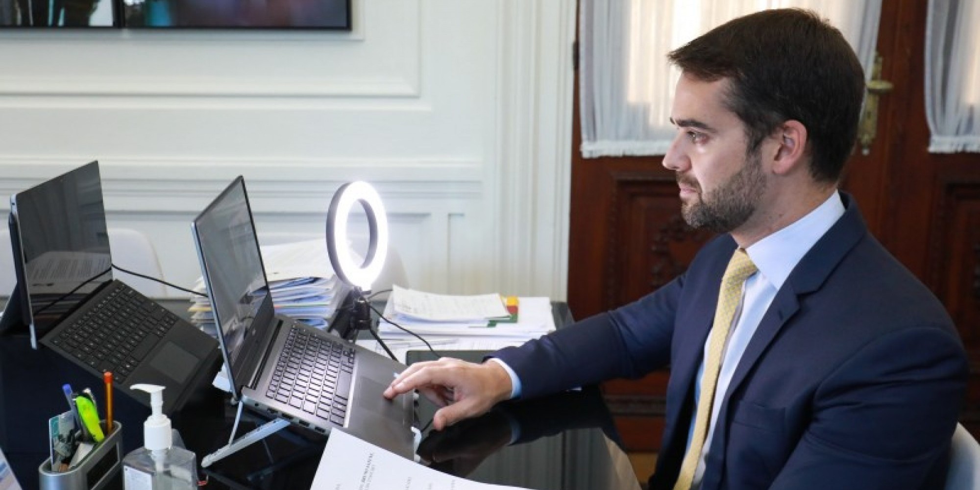 Leite disse na live que governo tem dado demonstrações de esforços para reduzir passivos Leite disse na live que governo tem dado demonstrações de esforços para reduzir passivos
