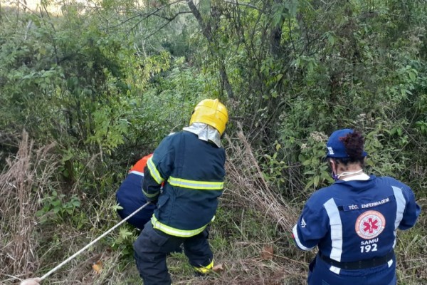 Duas vítimas foram resgatadas 