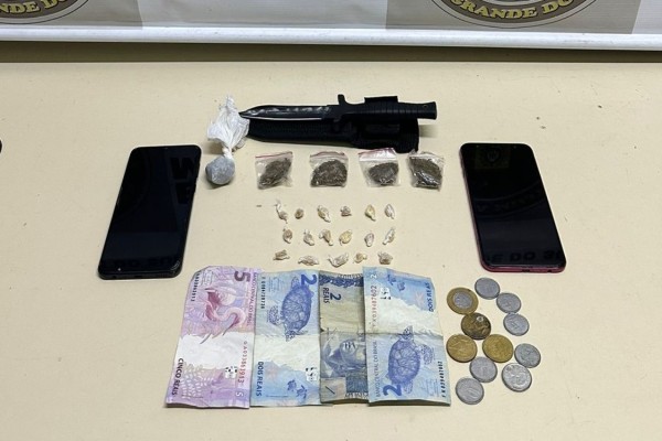 BM prende homem por tráfico de drogas em Roca Sales
