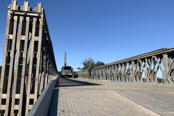Ponte do Exército a ser construída no Forqueta deve estar concluída em 20 dias