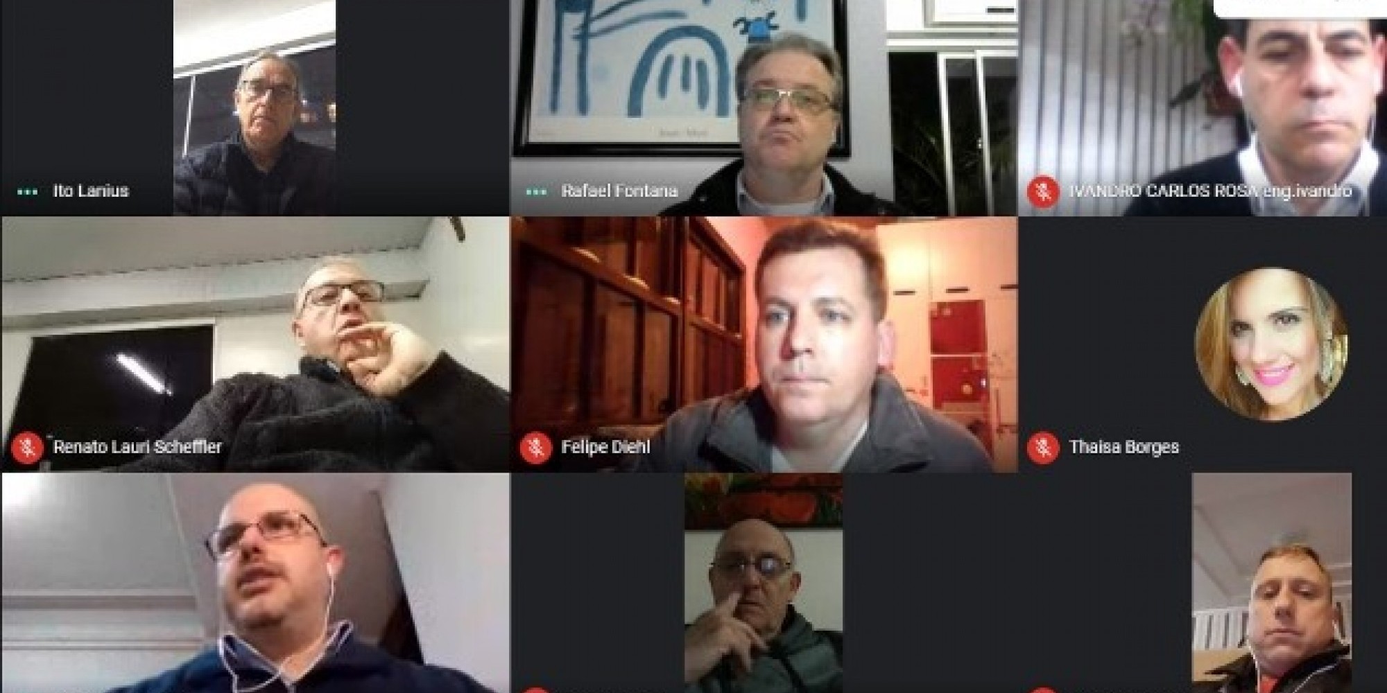 Reunião virtual tratou de uma série de assuntos Reunião virtual tratou de uma série de assuntos