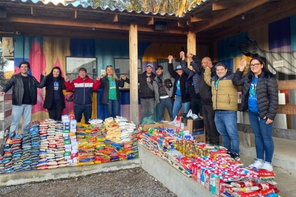 Ação beneficente no Cristo Protetor arrecada mais 1,5 ton. de alimentos
