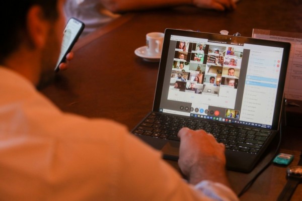 A videoconferência reuniu o governador com grande parte dos deputados estaduais