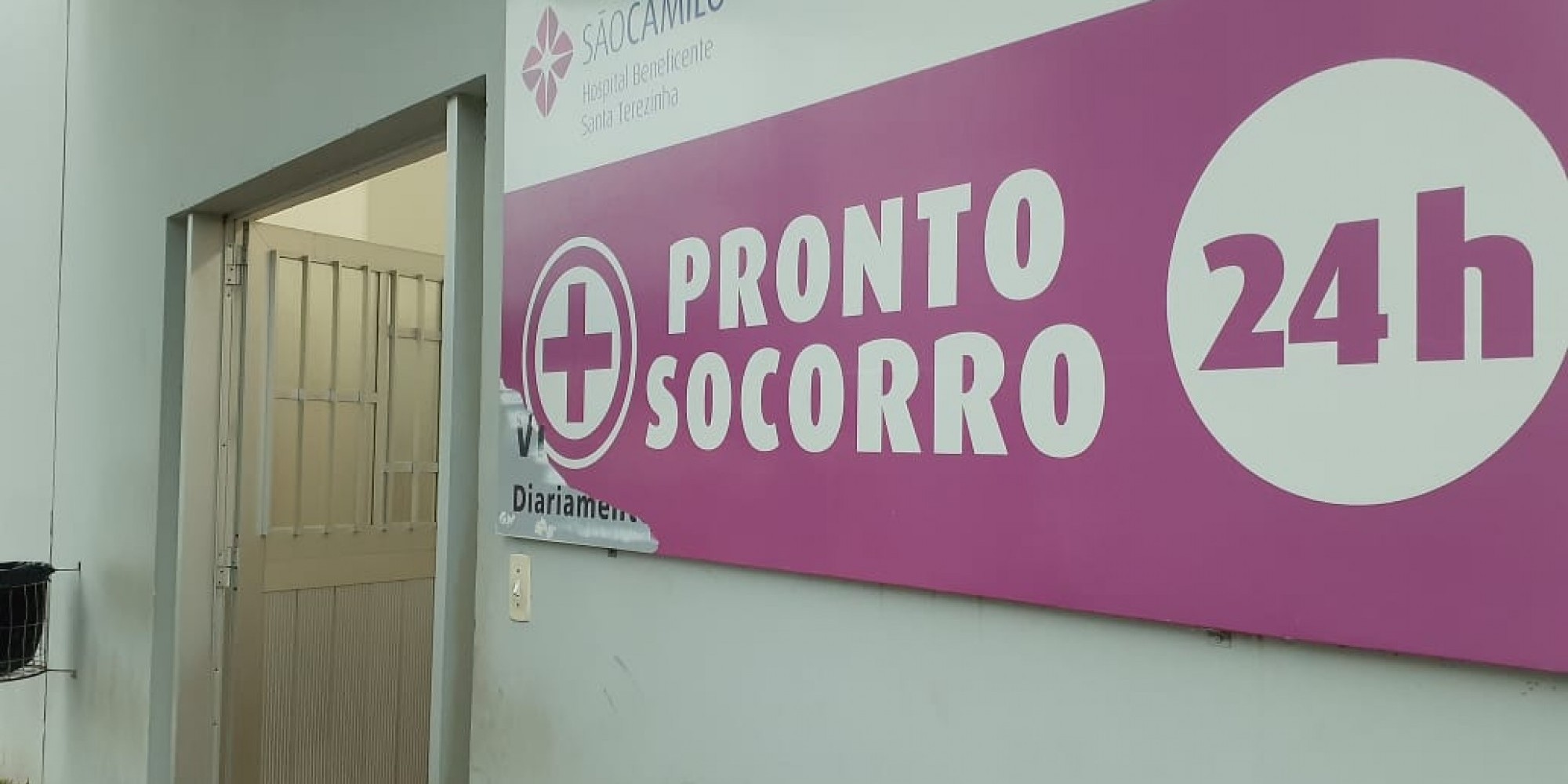 Homem esteve no hospital nesta tarde