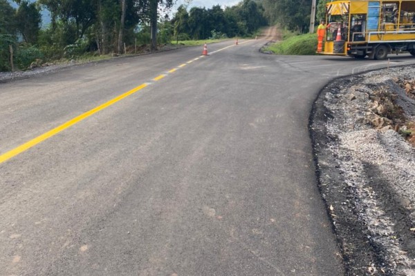 Obra foi feita neste sábado (17)