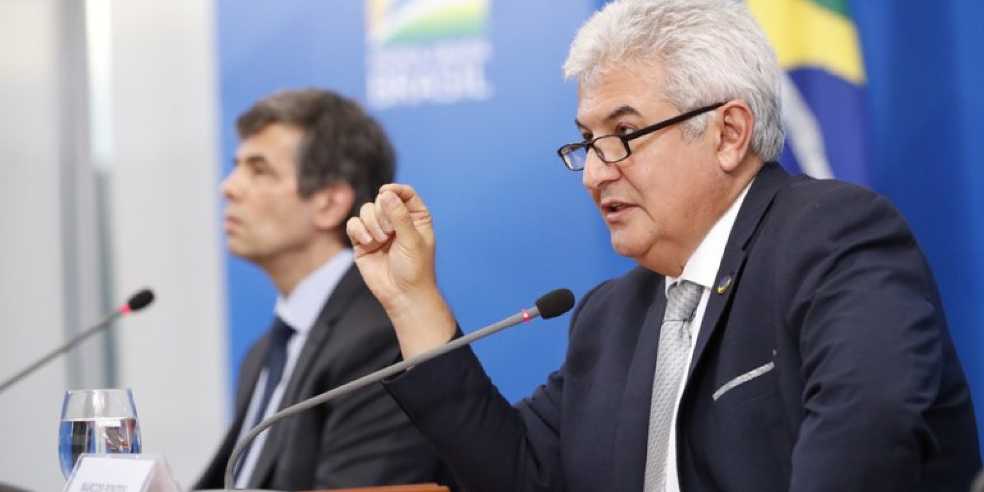 Coletiva de imprensa com os ministros Nelson Teich (Saúde) e Marcos Pontes (MCTIC), no Palácio do Planalto, para tratar sobre as ações de enfrentamento à Covid-19