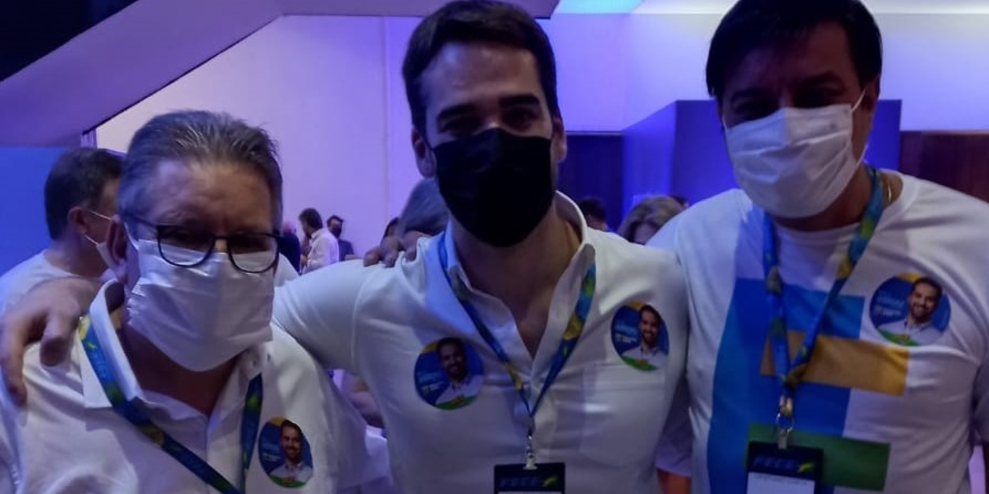 Cris Costa participa de evento onde estão anda o Governador Eduardo Leite e vice Ranolfo Vieira Junior