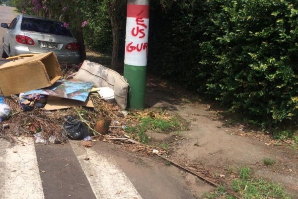 Entulhos são recolhidos por etapas nas localidades de Encantado