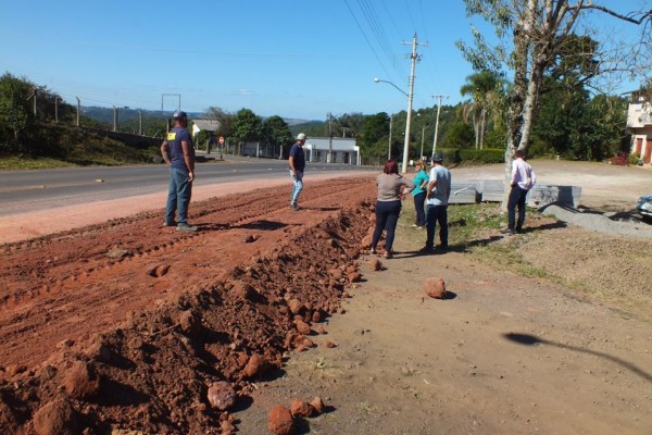 Na última semana a prefeita visitou as obras 