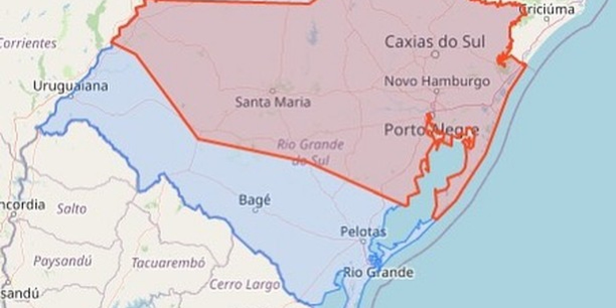 Defesa Civil alerta de temporal e vendaval com potencial de danos nesta quarta-feira