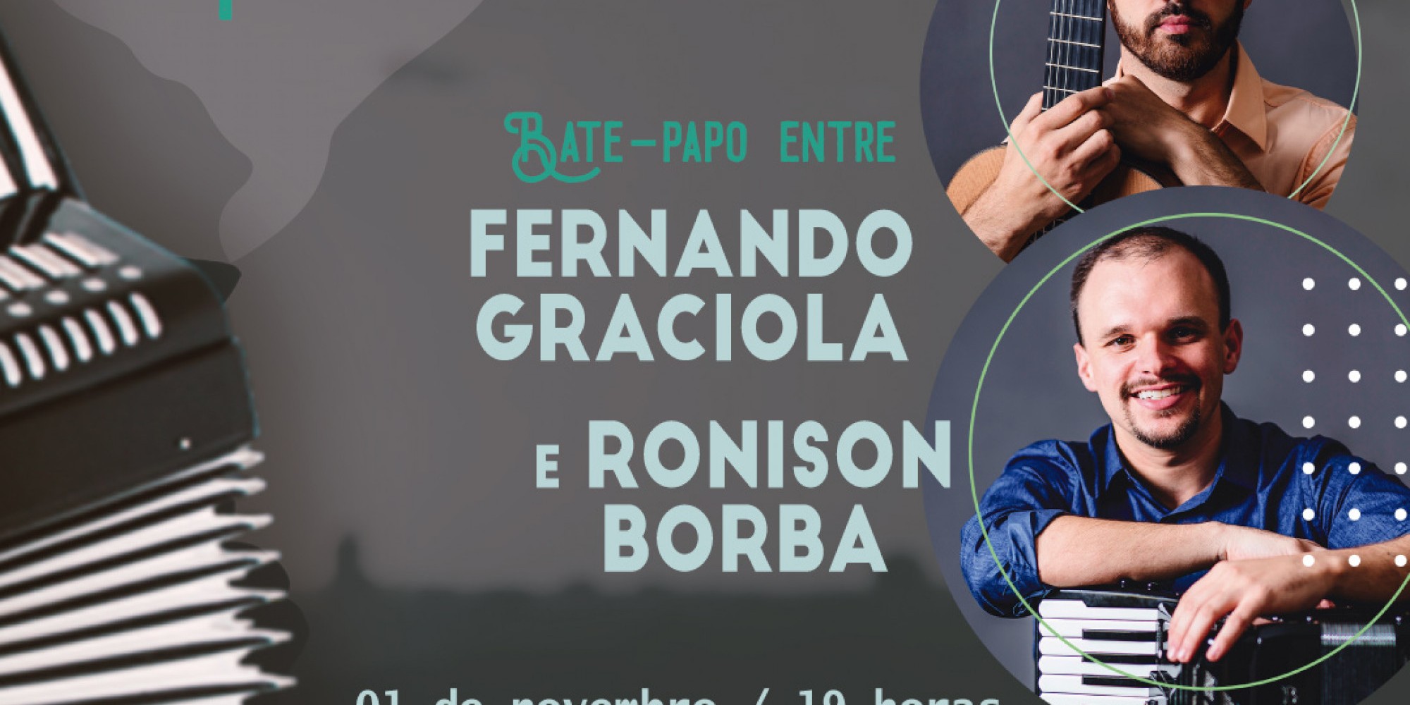 Fernando Graciola entrevista o acordeonista Ronison Borba, diretamente de Castelo Branco, em Portugal Fernando Graciola entrevista o acordeonista Ronison Borba, diretamente de Castelo Branco, em Portugal