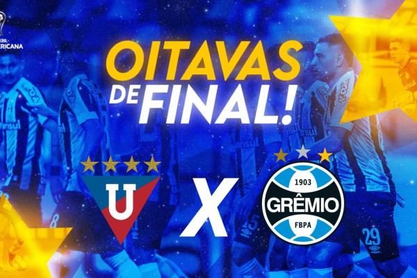 SUL-AMERICANA: Grêmio encara a LDU do Equador nas oitavas 