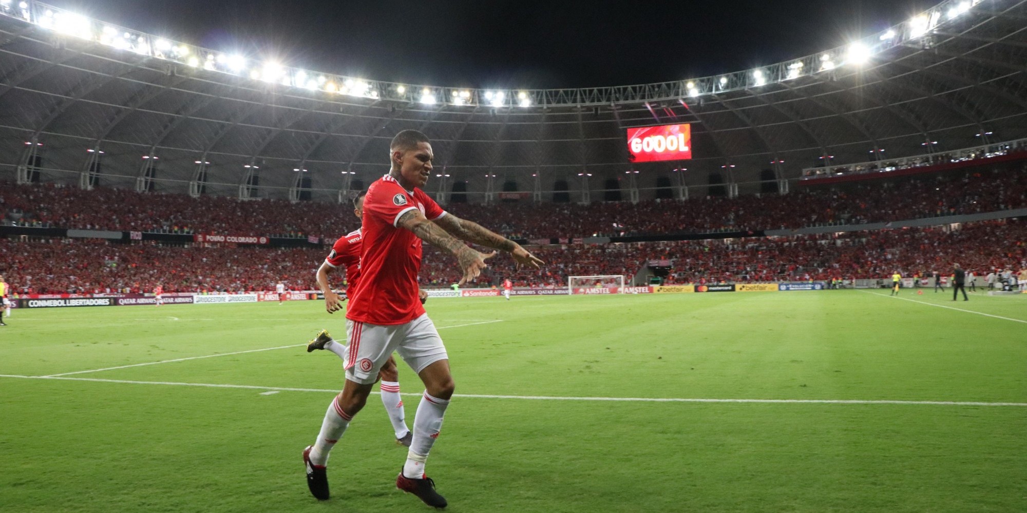 Guerrero anotou o gol da classificação Guerrero anotou o gol da classificação
