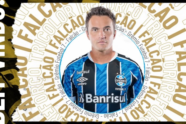 Falcão chega ao Grêmio nesta sexta-feira
