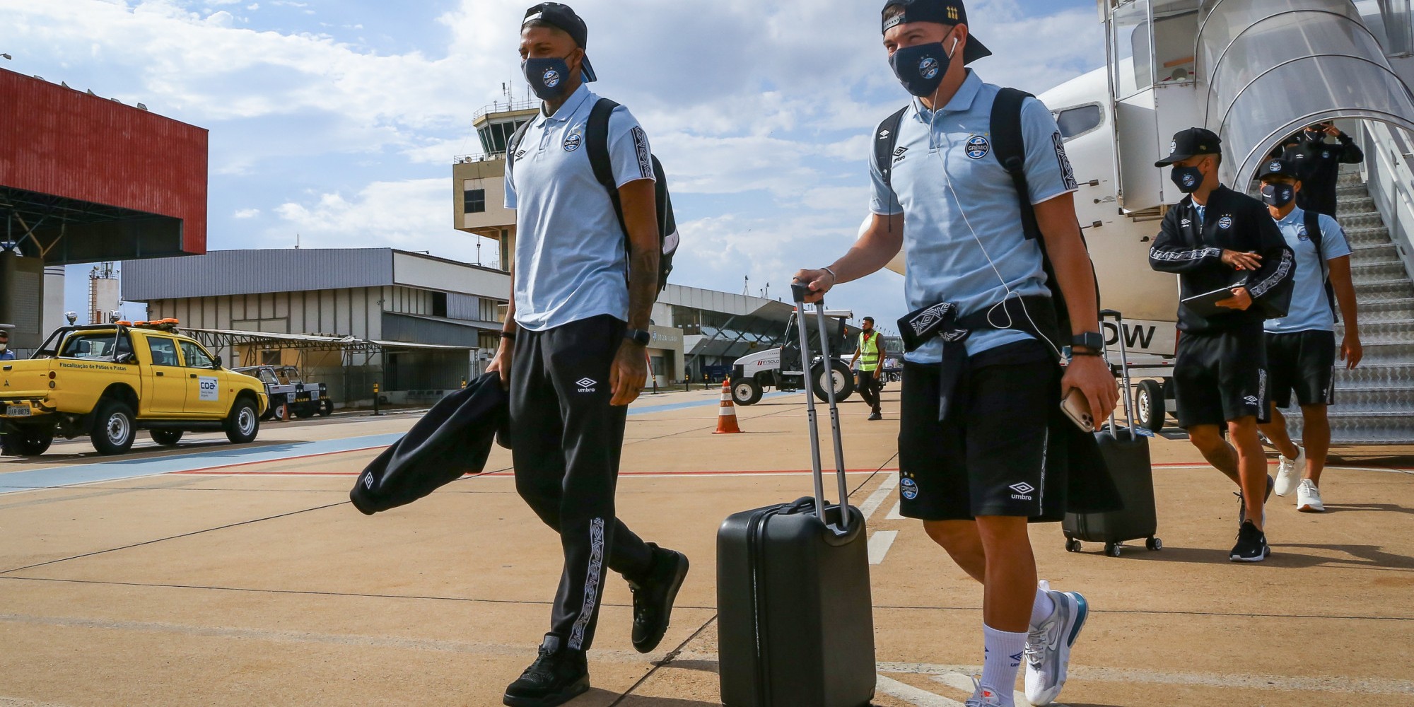 Grêmio está em Cuiabá para jogo desta noite Grêmio está em Cuiabá para jogo desta noite