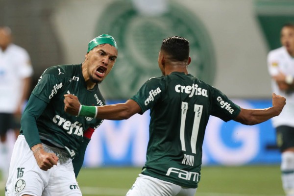 Gómez empatou para o Palmeiras 
