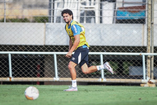 Grêmio viajou para São Paulo onde encara o Santos nesta noite