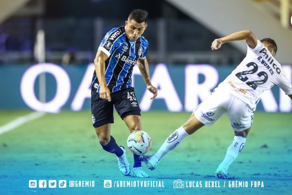 Grêmio foi eliminado pelo Santos nas quartas de final 