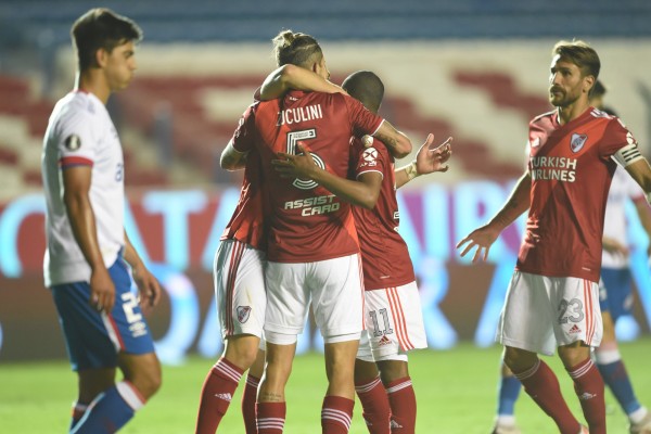 River goleou Nacional por 6 a 2