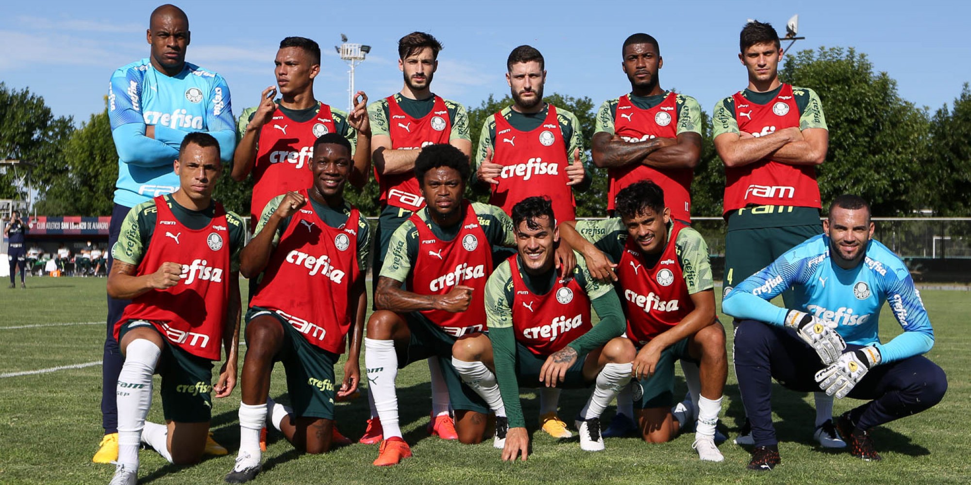 Palmeiras treina na Argentina para jogo desta noite Palmeiras treina na Argentina para jogo desta noite