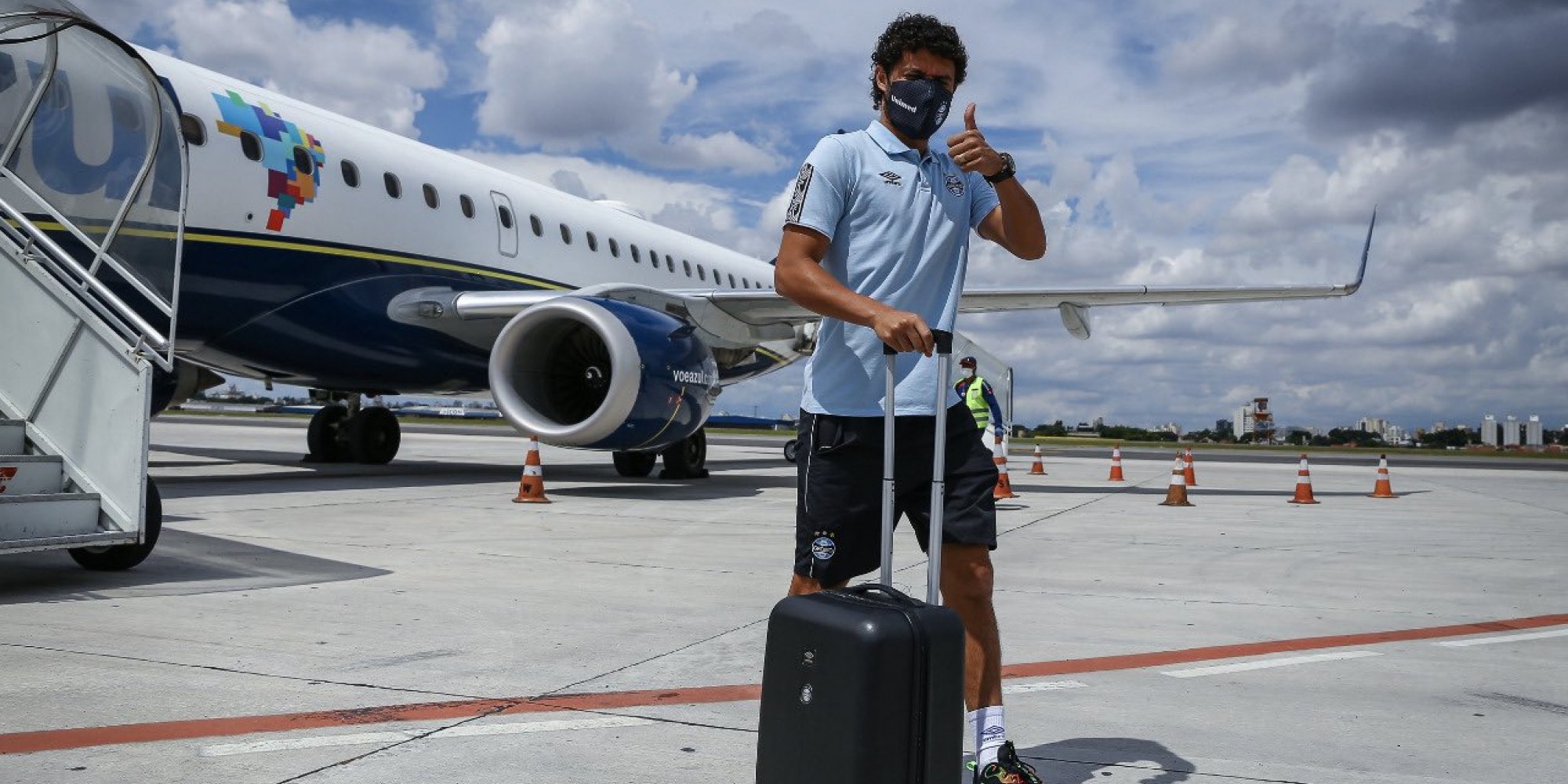 Grêmio chegou ontem em São Paulo 