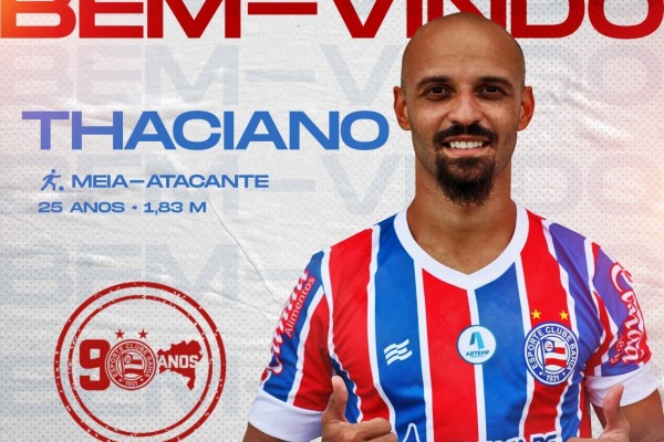 Thaciano foi para o Bahia 