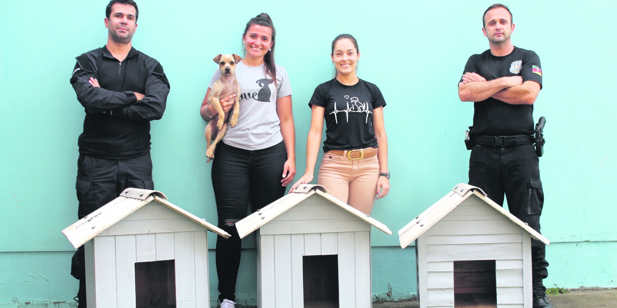 Mais de 250 casinha já foram construídas 