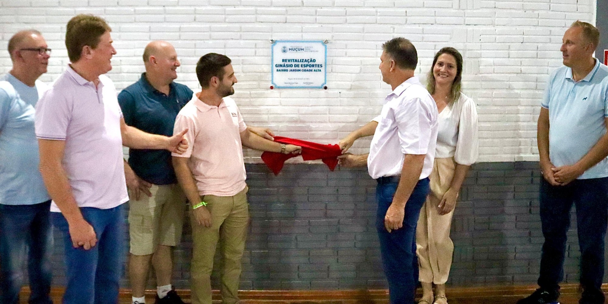 Muçum reinaugura ginásio de esportes do bairro Jardim Cidade Alta