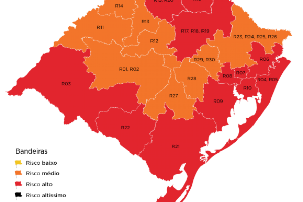 Mapa preliminar foi divulgado na sexta-feira