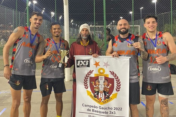 Magnatas da Bola, de Encantado, é campeão da Etapa Porto Alegre de Basquete 3x3