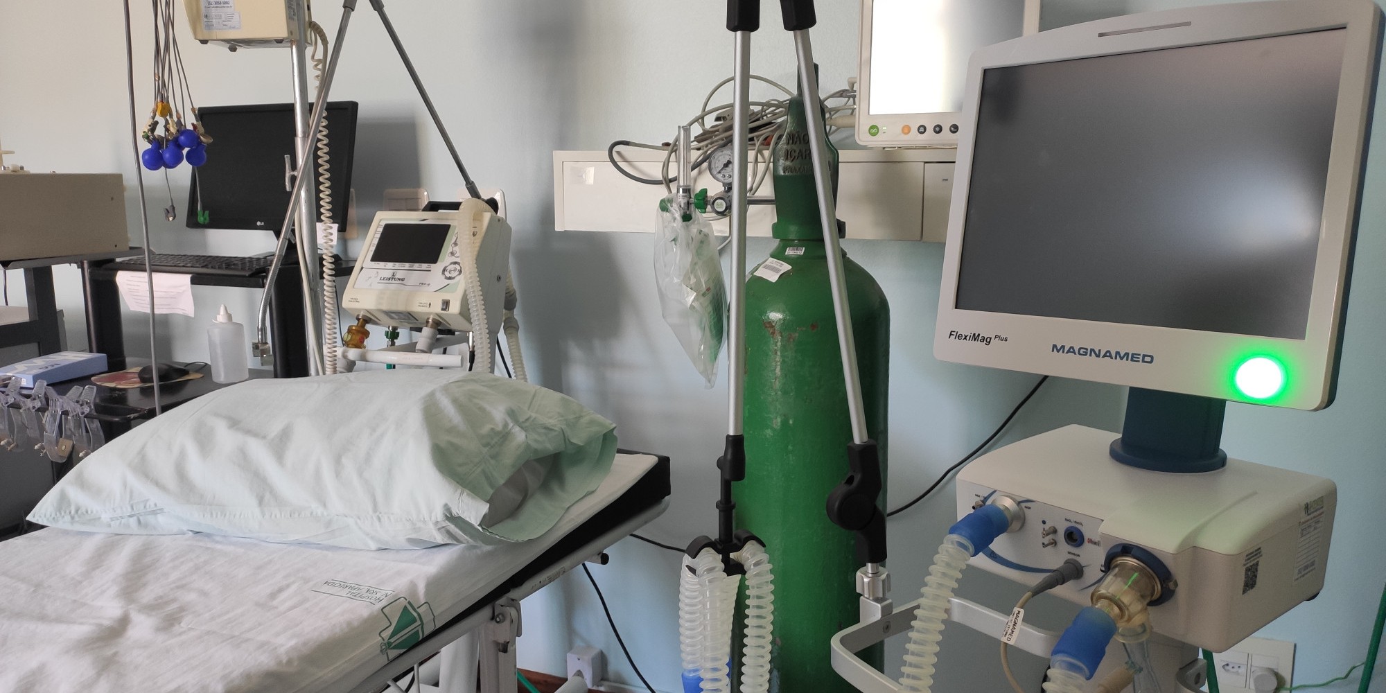 Equipamento será usado em ala para tratamento de pacientes infectados pela Covid-19 Equipamento será usado em ala para tratamento de pacientes infectados pela Covid-19
