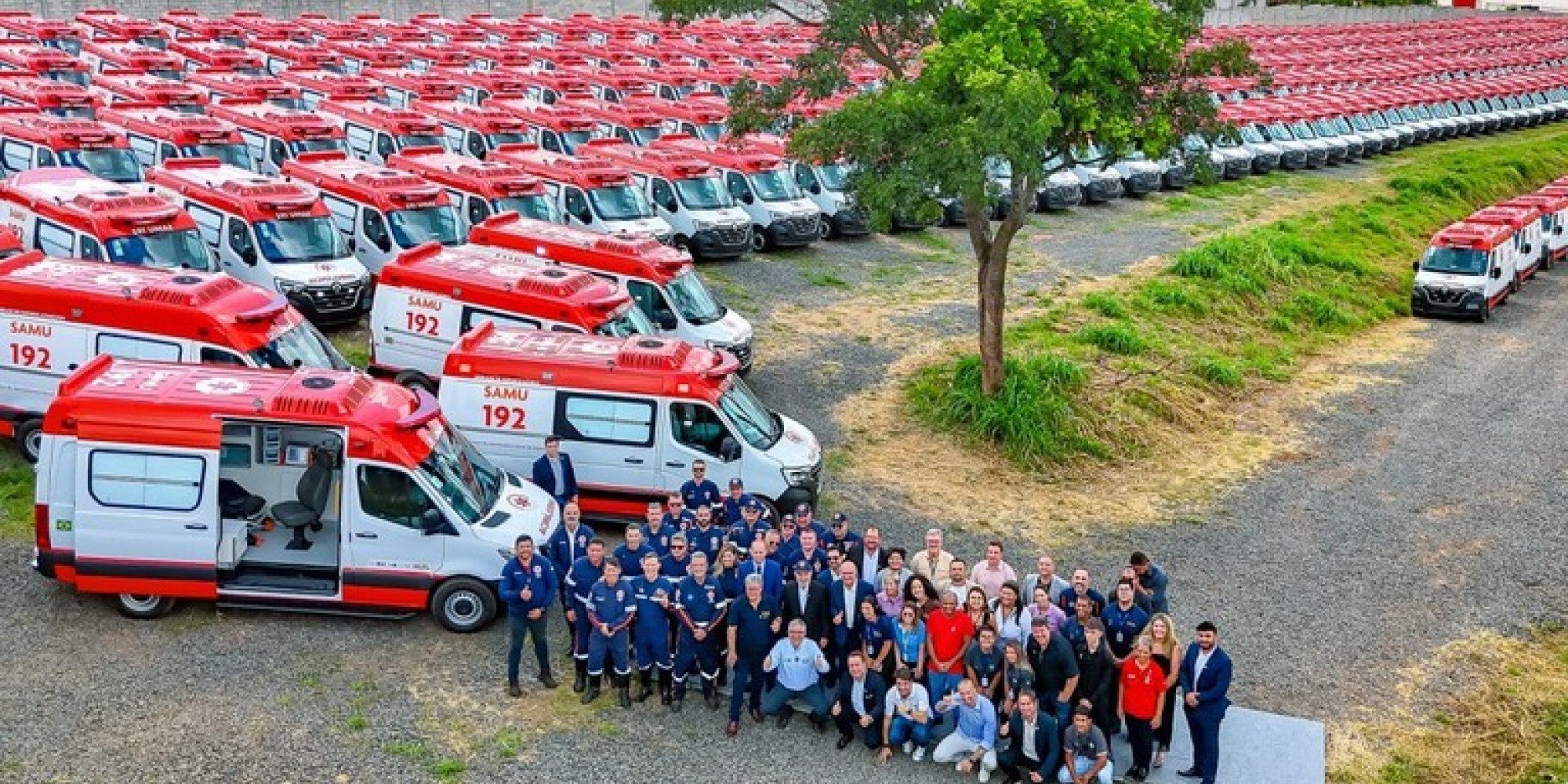 Governo Federal entrega 789 ambulâncias do Samu