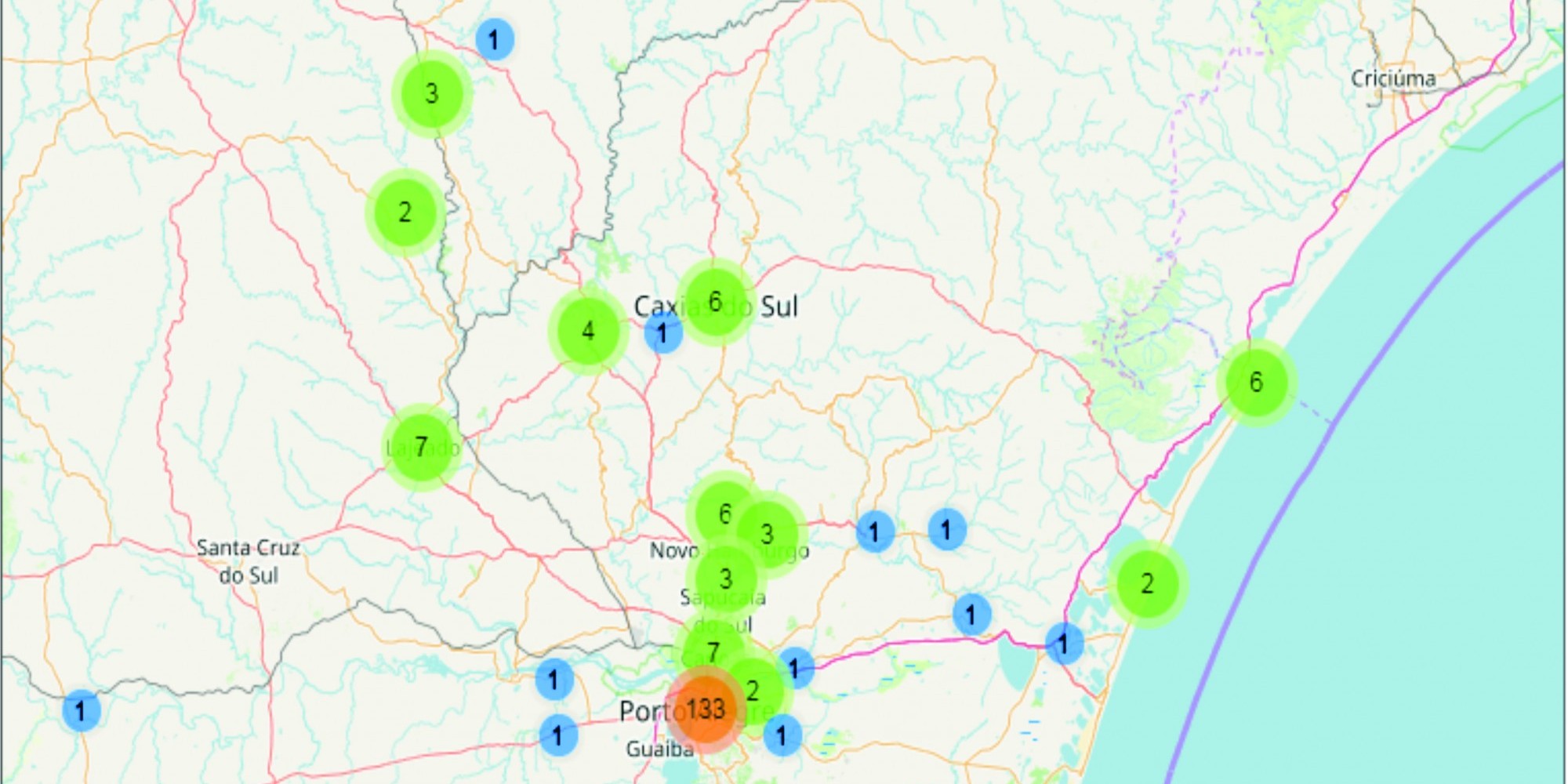 Números vem sendo divulgados pela Secretaria Estadual da Saúde