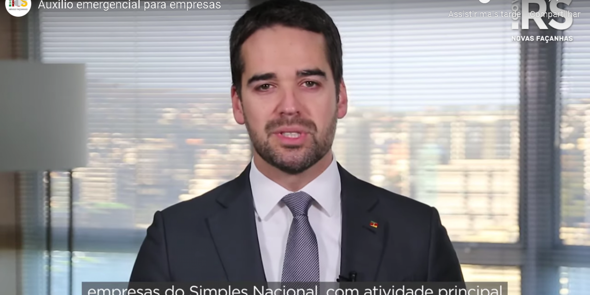 Governador se pronunciou nas redes sociais Governador se pronunciou nas redes sociais