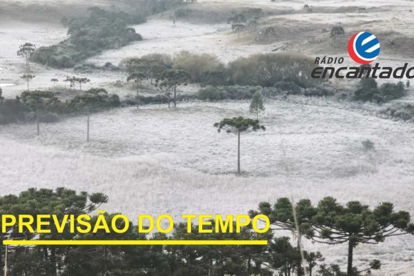 Noites frias e geadas é a previsão para o estado nos próximos dias