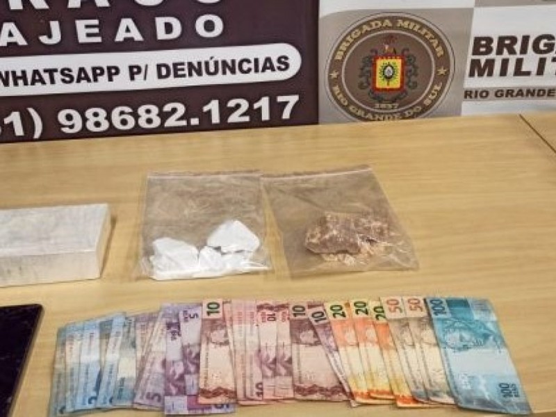 Homem é preso por tráfico de drogas no Bairro Morro 25, em Lajeado