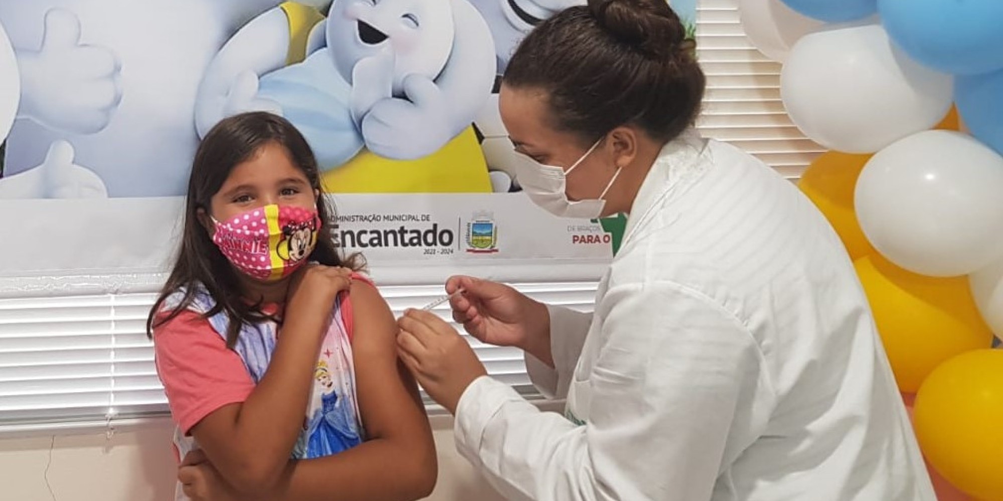 Encantado inicia vacinação de crianças entre 5 a 11 anos contra a Covid-19