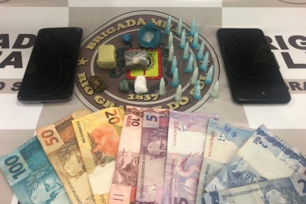 Suspeito foi preso no bairro Santo Antônio 