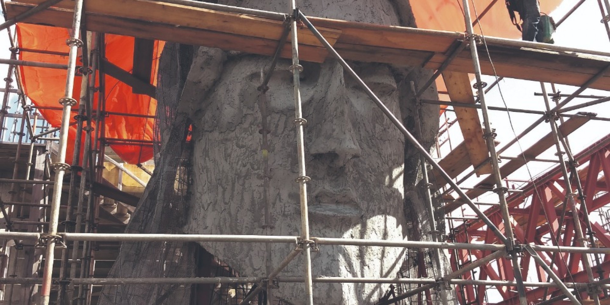 A imagem do rosto de Cristo já chama atenção A imagem do rosto de Cristo já chama atenção