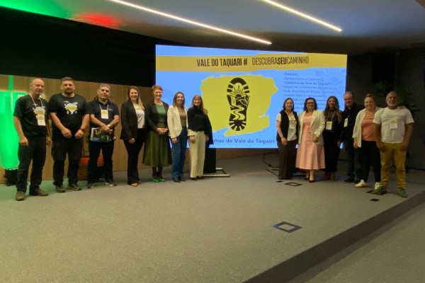 Durante o Seminário Estadual de Turismo de Natureza e Simpósio Gaúcho de Trilhas de Longo Curso, o Vale do Taquari apresentou sua rota oficial em conjunto com a Rede Brasileira de Trilhas