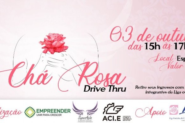 Surpresas estão sendo preparadas para quem for ao local no dia do Chá Rosa