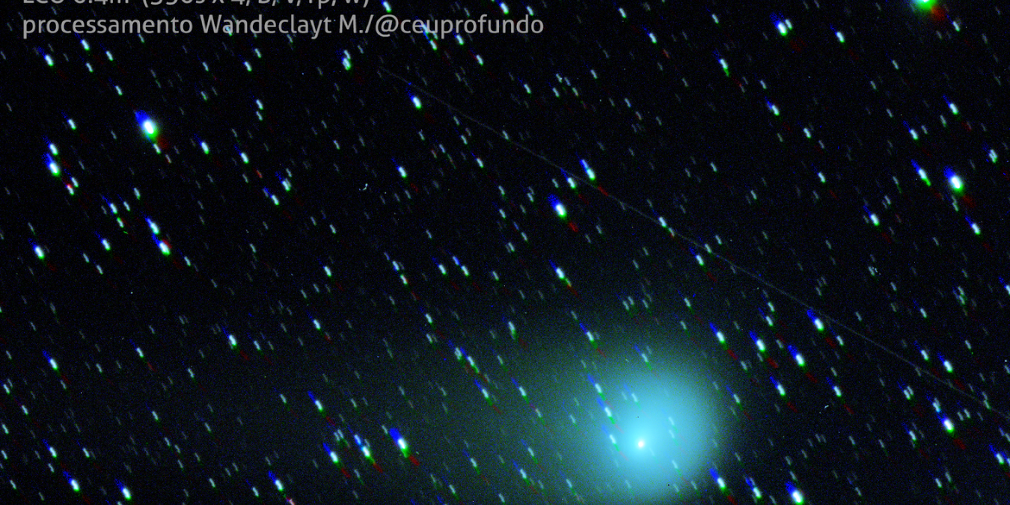 Com luneta, é possível visualizá-lo na constelação de Ophiuchus