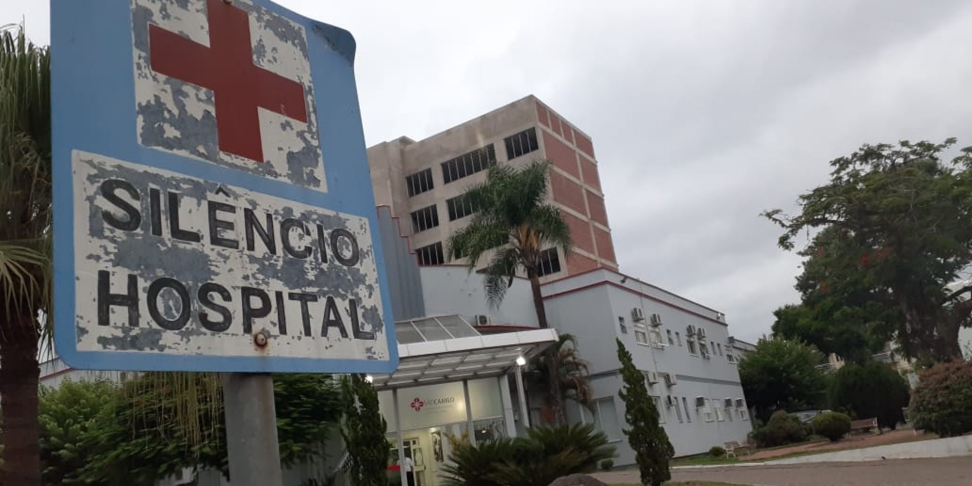 Paciente realizou exames  no hospital de Encantado nesta segunda-feira
