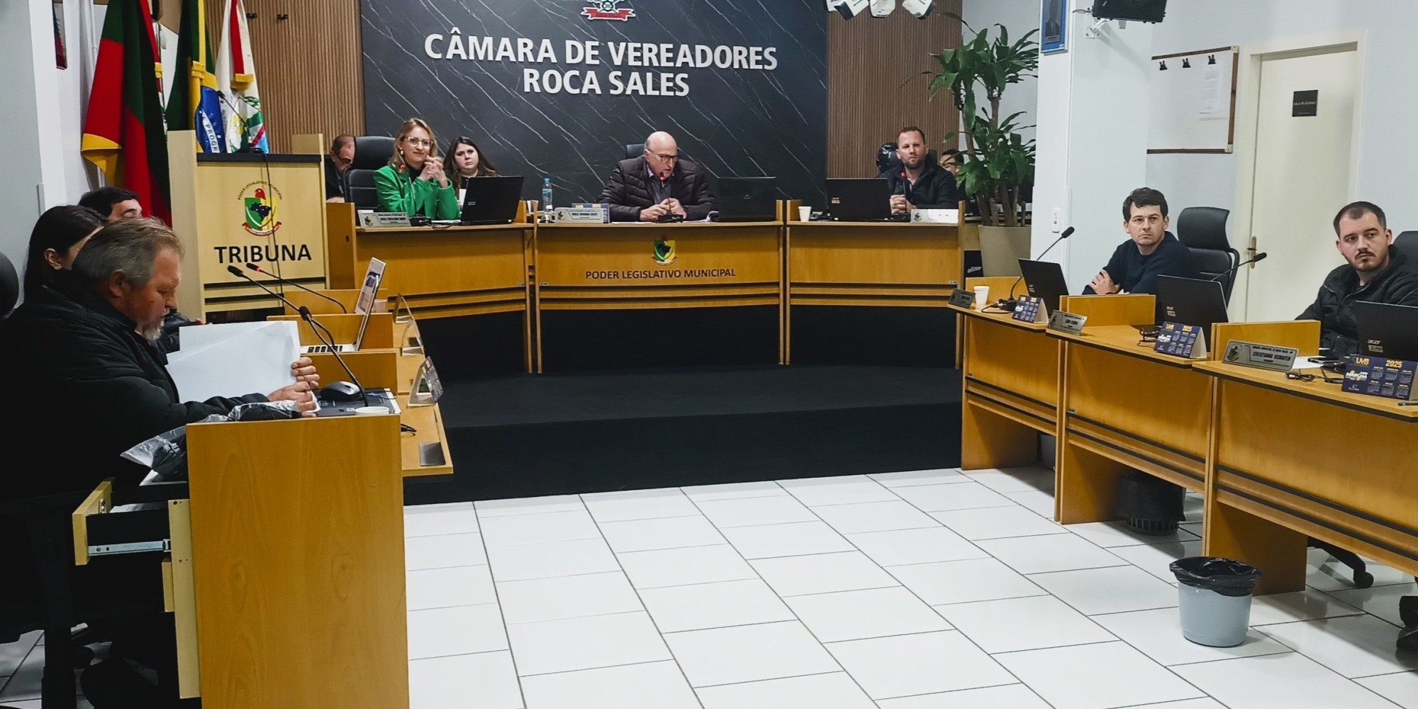 Sessão desta segunda-feira (4) também teve participação do Grupo de Educação Fiscal do município, que convidou para inauguração de memorial às vítimas das enchentes.