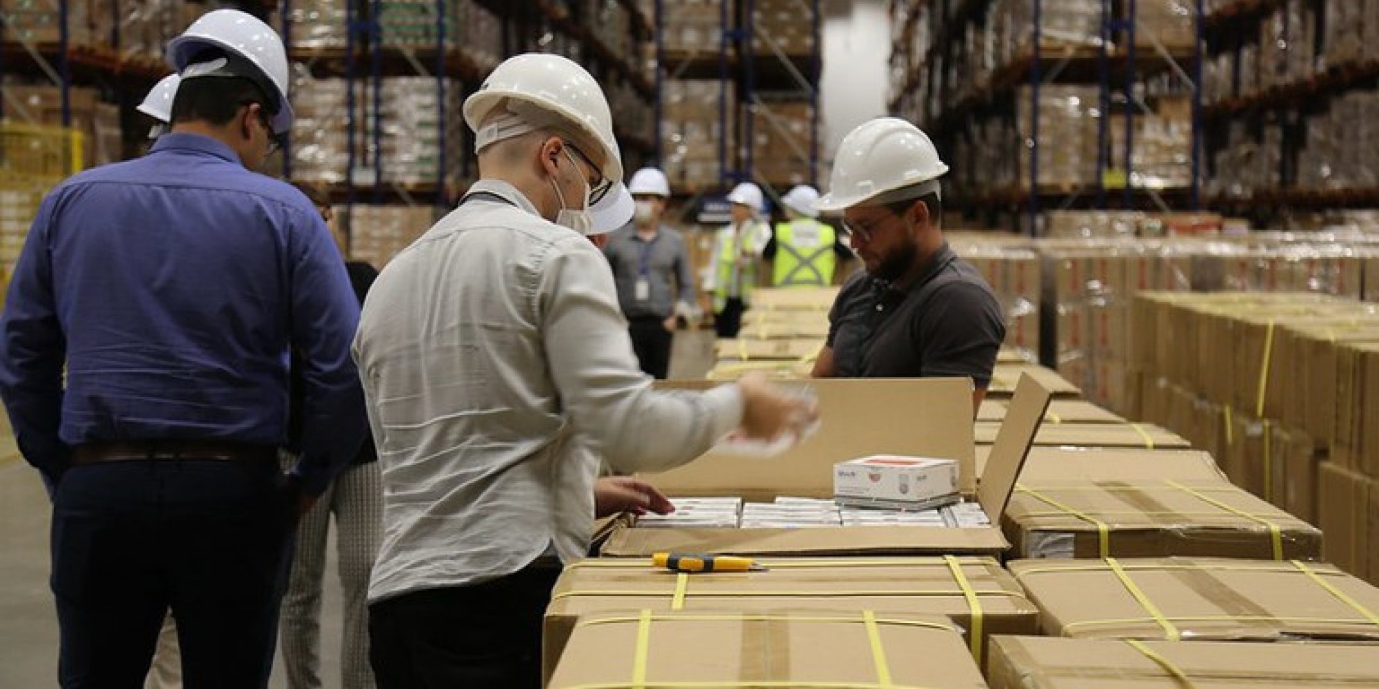 Chegada de testes para coronavírus