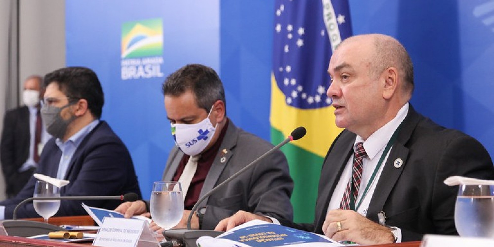 Coletiva com equipe técnica do Ministério da Saúde desta quarta-feira 
